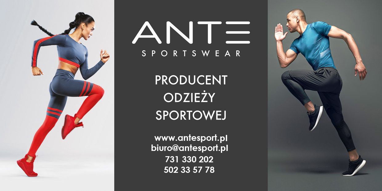 ANTESPORT Producent odziezy sportowej baner