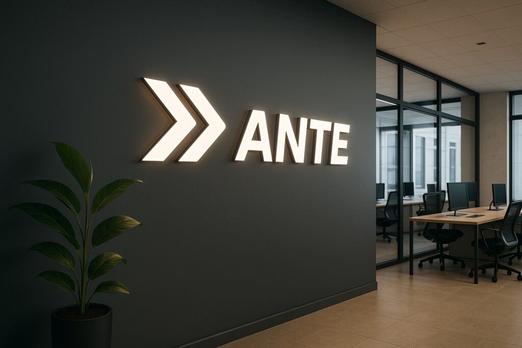 biuro logo ANTE led